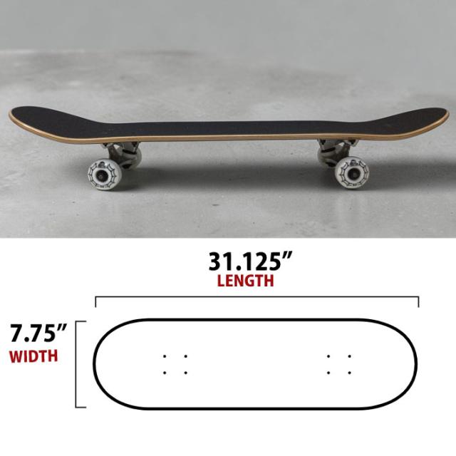 組立済み スケートボード LURKING CLASS 7.75inch GOOD TIMES [L104] ラーキングクラス コンプリート スケボー 完成品_2