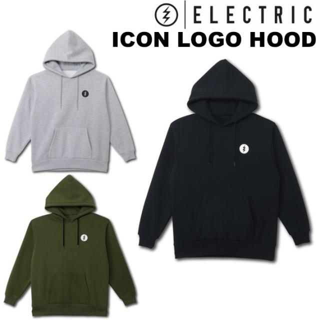 25-26 ELECTRIC エレクトリック パーカー ICON LOGO HOOD [4] プルオーバー フード フーディー スノーボード スケートボード ストリート ジム アウトドア 日本正規品