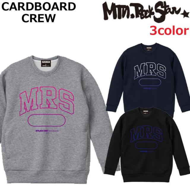 [在庫限り] 2023 Mtn. Rock Star マウンテンロックスター CARDBOARD CREW 長袖 トレーナー スウェット アパレル ユニセックス MOUNTAIN ROCK STARの通販は 9,348円