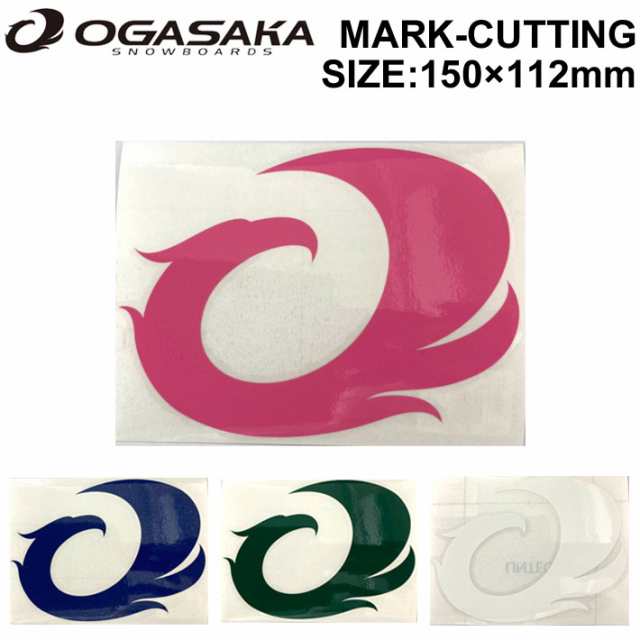 OGASAKA オガサカ スノーボード ステッカー MARK-CUTTING マーク