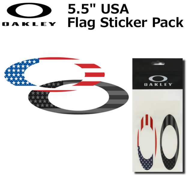 Oakley オークリー ステッカー 5 5 Usa Flag Sticker Pack 2 ロゴ 2枚setの通販はau Pay マーケット フォローズsurf Snow