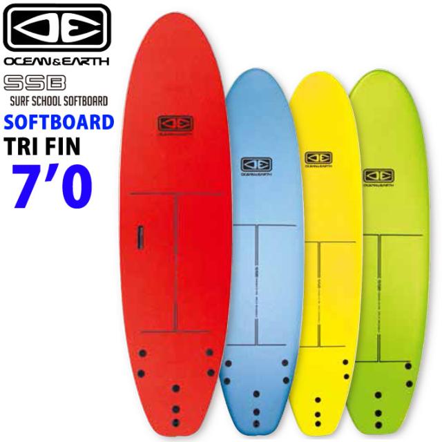 [follows特別価格] O&E OCEAN＆EARTH オーシャンアンドアース ソフト サーフボード SURF SCHOOL SOFTBOARD 7’0 ソフトボード ショートボード 初心者用ボード サーフィン [営業所止め送料無料]
