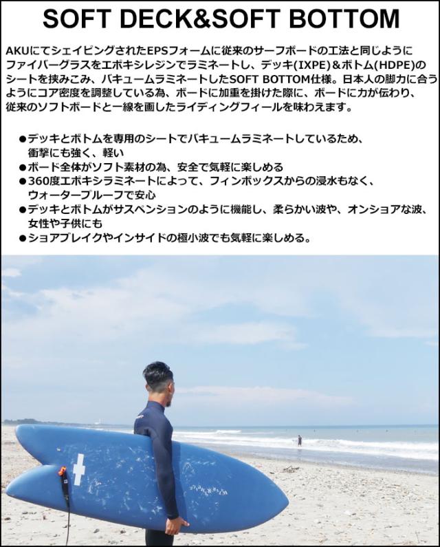 2026 WATER RAMPAGE ソフトボード ウォーターランページ LITLE MONSTER 5’10 リトルモンスター SOFT BOTTOM ショートボード サーフボード フィン付属 日本正規販売店 [営業所留め送料無料]_4