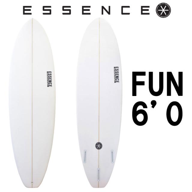 ESSENCE BOARDS エッセンス サーフボード FUN 6.0ft CLEAR ESSENCE BOARDS エッセンス サーフボード FUN 6.0ft CLEAR