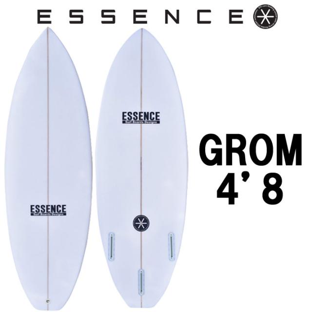 2025 ESSENCE BOARDS エッセンス サーフボード GROM 4.8ft CLEAR グロム 4.8 サーフィン キッズサーフボード 3FIN 海 キッズ サーフボード [営業所留め送料無料]
