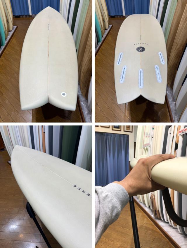 2025 ESSENCE BOARDS エッセンス サーフボード FISH FIVE フィッシュ ファイブ 5’8 サーフィン サーフボード 5FIN 海 ショートボード_3