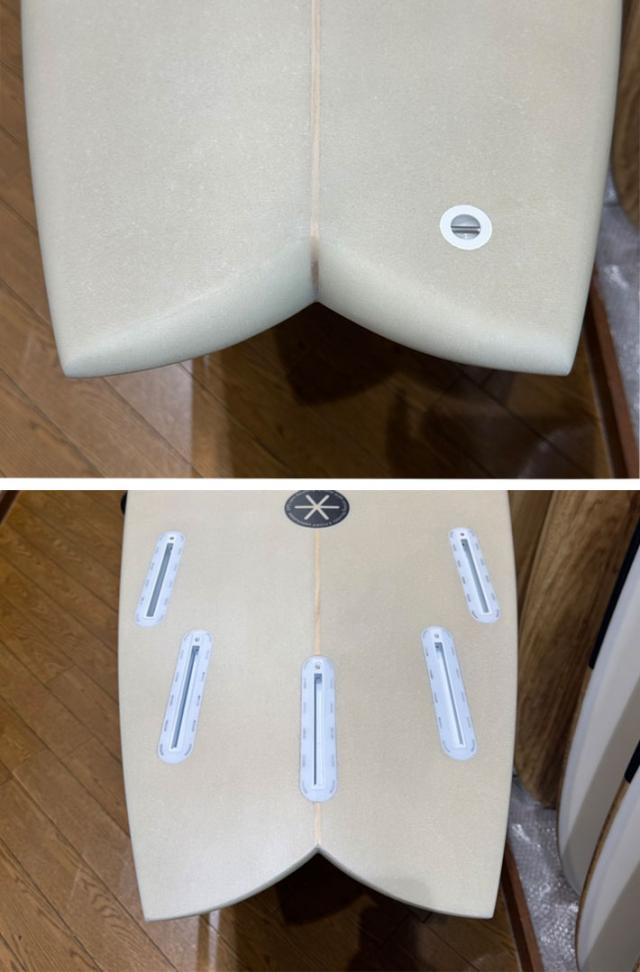 2025 ESSENCE BOARDS エッセンス サーフボード FISH FIVE フィッシュ ファイブ 5’8 サーフィン サーフボード 5FIN 海 ショートボード_4