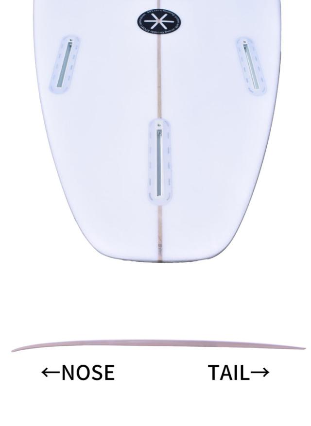 2025 ESSENCE BOARDS エッセンス サーフボード FUN 7.0ft CLEAR ファン 7’0 サーフィン サーフボード 3FIN 海 ファンボード [営業所留め送料無料]