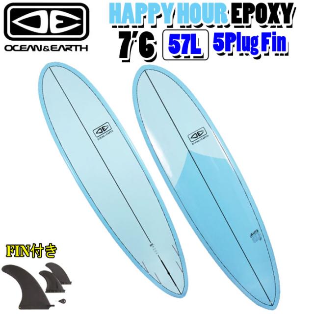 OCEAN &EARTH 6'6” ソフトボード ファンボード