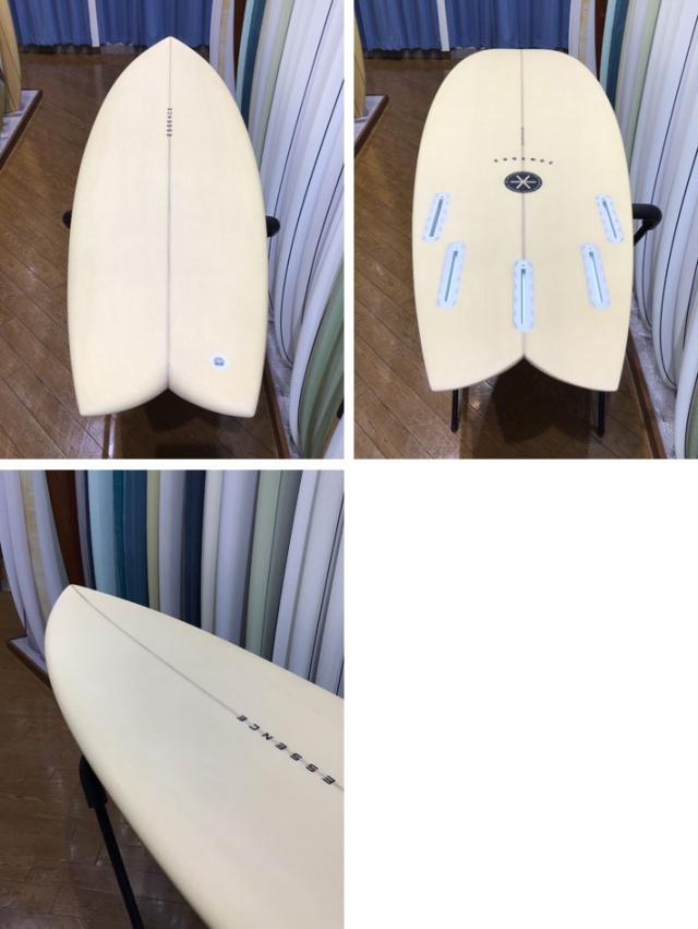 2026 ESSENCE BOARDS エッセンス サーフボード FISH FIVE フィッシュ ファイブ 5’8 サーフィン サーフボード 5FIN 海 ショートボード_2
