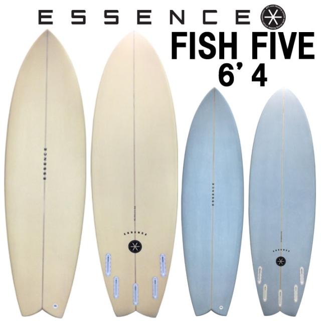 2026 ESSENCE BOARDS エッセンス サーフボード FISH FIVE フィッシュ ファイブ 6’4 サーフィン サーフボード 5FIN 海 ショートボード