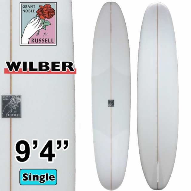 GRANT NOBLE グラントノーブル サーフボード WILBER 9’4 ウィルバー ロングボード RUSSELL Surfboards シングルフィン サーフィン [営