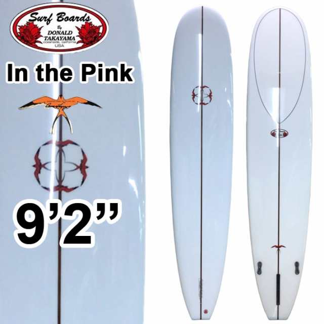 ロングボード ドナルドタカヤマ サーフボード ハワイアンプロデザイン HPD In The Pink 9’2 インザピンク Polish仕上げ ツヤあり [営業