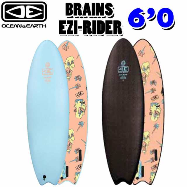 [follows特別価格] O&E OCEAN＆EARTH オーシャンアンドアース ソフトボード BRAINS EZI-RIDER 6.0ft SOFT TRI ソフトサーフボード ショー