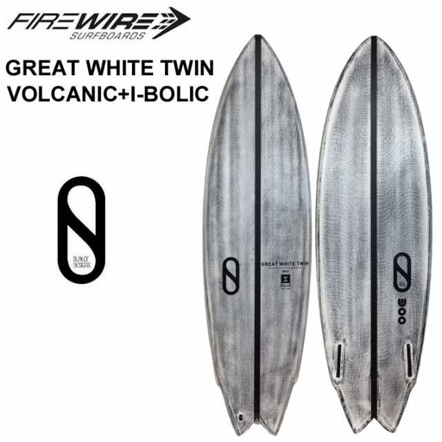 [メーカー在庫] FIREWIRE SURFBOARDS ファイヤーワイヤー サーフボード Great White Twin グレートホワイトツイン VOLCANIC I-BOLIC Slat