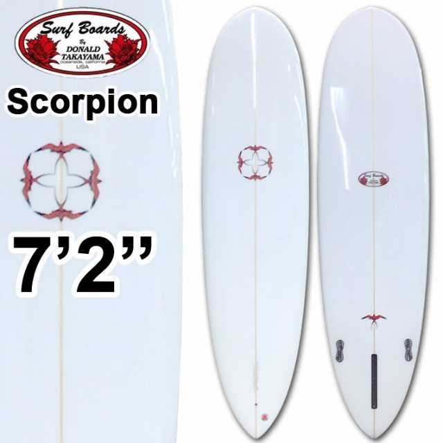 ドナルドタカヤマ Donald Takayama HPD ハワイアンプロデザイン SCORPION 7’2 ポリッシュ仕上げ ツヤあり トランジッション 石黒 聡 サ