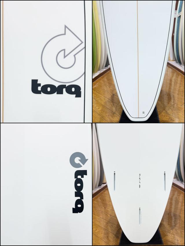 2026 torq surfboard トルク サーフボード PINLINE DESIGN LONGBOARD 8’0 [White Pinline] ロングボード エポキシボード 初級者 初心者 ビギナー [営業所止め送料無料]