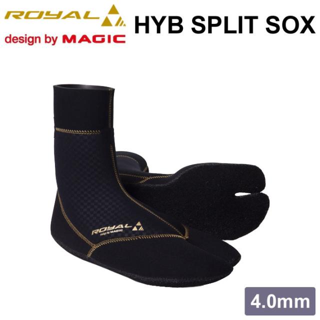 2025 MAGIC マジック  HYB Split Sox 4mm [MG-12] ロイヤル Hybrid ハイブリッド スプリット ソックス 先割れ MADE IN JAPAN 日本製 サーフィンソックス サーフソックス