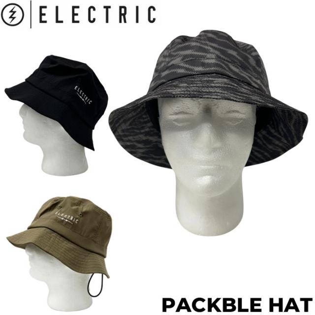 ELECTRIC エレクトリック 帽子 ハット PACKBLE HAT パッカブルハット バケット 撥水 サーフィン スケートボード 釣り フィッシング アウトドア ゴルフ 日本正規品