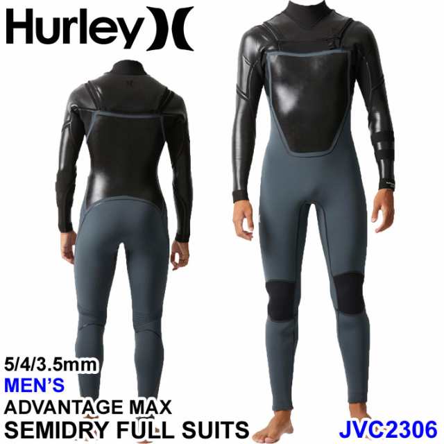 Hurley ハーレー ウェットスーツ セミドライ フルスーツ メンズ 5mm×4mm×3.5mm [JVC2306] CHEST ZIP ADVANTAGE MAX サーフィン 冬用