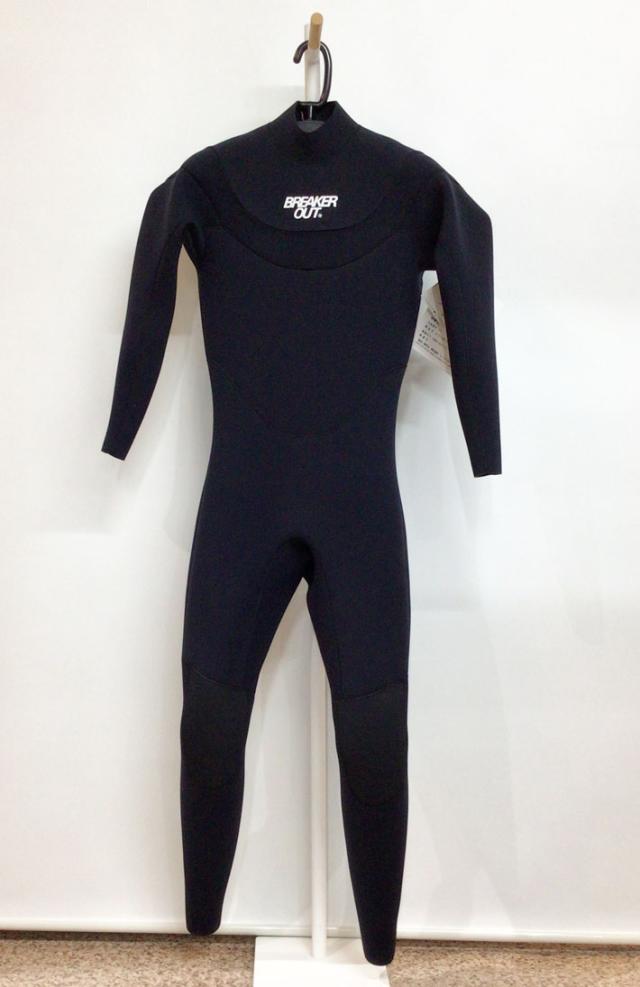 2026 BREAKER OUT ウェットスーツ ブレーカーアウト 3／2mm フルスーツ メンズ HYBRID U-ZIP [234] ウエットスーツ JP-STOCK 国産 日本製 サーフィン SUP ダイビング シュノーケリング