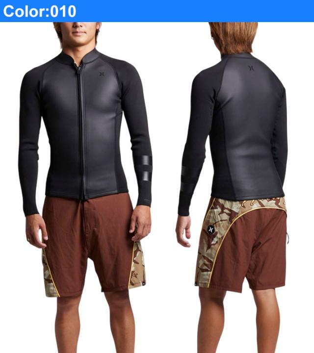 2026 Hurley ウェットスーツ ハーレー メンズ ジャケット [MZFZJK26] ADVANTAGE PLUS 2MM ZIP JACKET アドバンテージ プラス ジップジャケット スキン ジャージ タッパー FRONT ZIP サーフィン ウエットスーツ 日本正規品