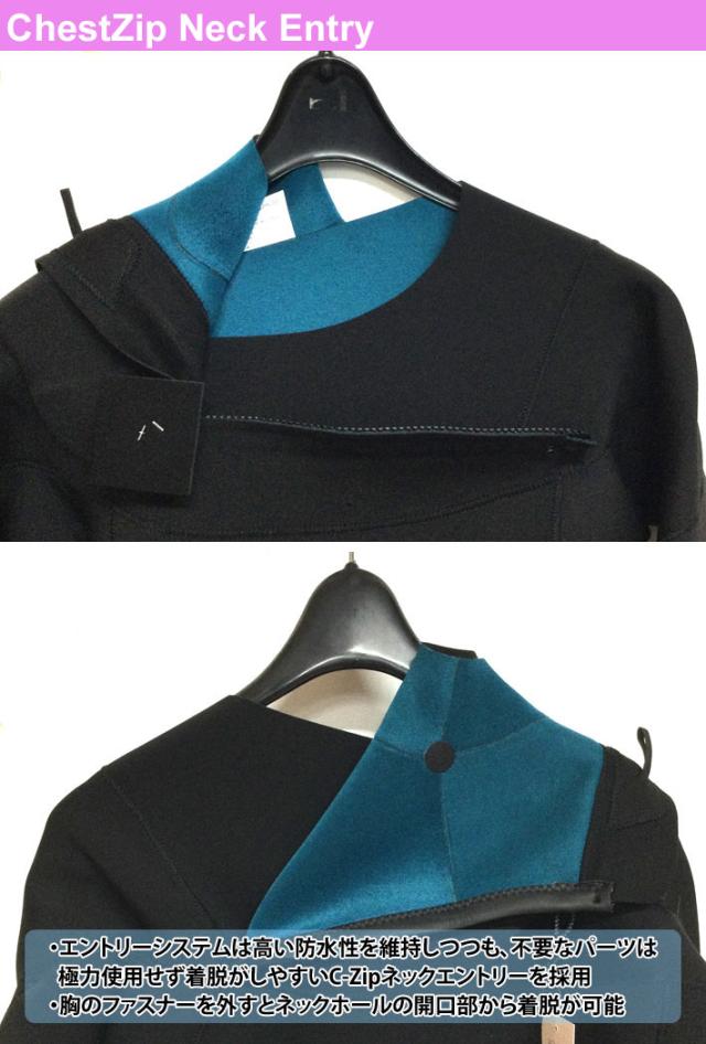 サイズMS ハーレー3/2mm チェストジップ フルスーツ ウェットスーツ