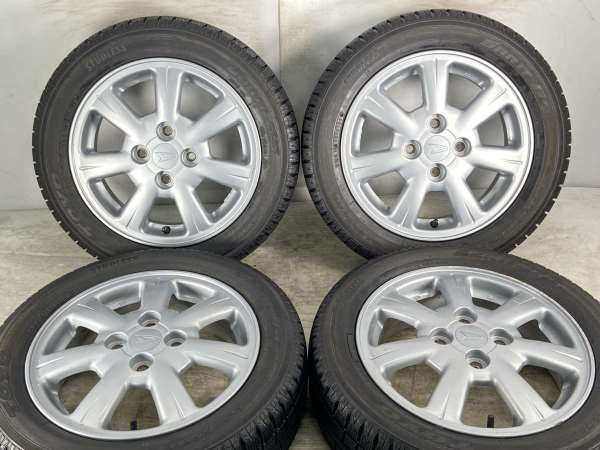 レビュー高評価の商品! スタッドレス 155/65R14 14インチ 純正アルミホイール ダイハツ - タイヤ/ホイールセット