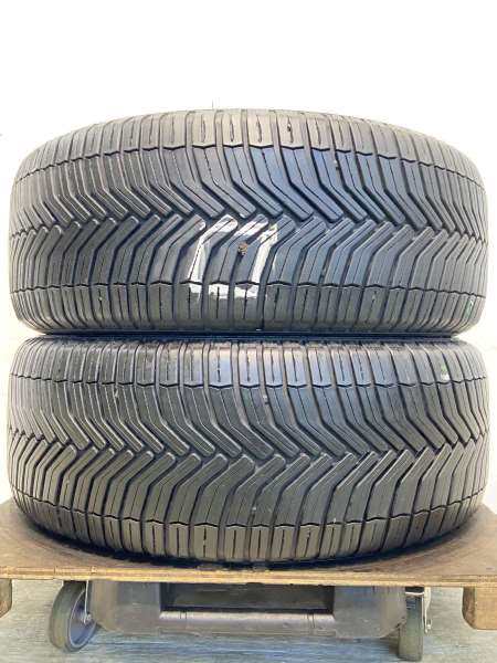 【中古】ミシュラン CROSS CLIMATE 225/45R18 2本セット スタッドレスタイヤ