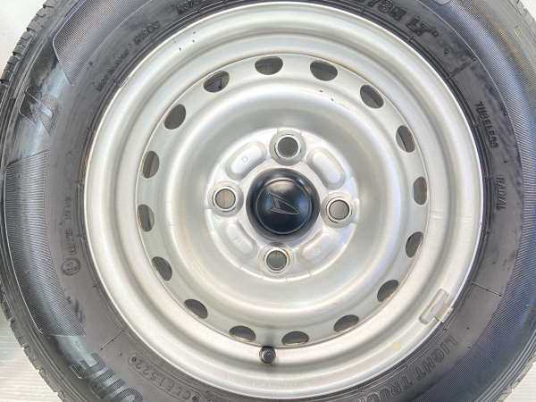 【中古】ブリヂストン K370 145/80R12 ダイハツ純正 12インチ 100-4穴 4本 中古タイヤ・サマータイヤ｜au PAY マーケット