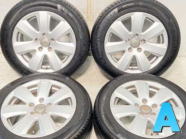 【中古】ミシュラン プライマシー4 215/55R16 アウディ純正 16インチ 112-5穴 4本 中古タイヤ・サマータイヤ