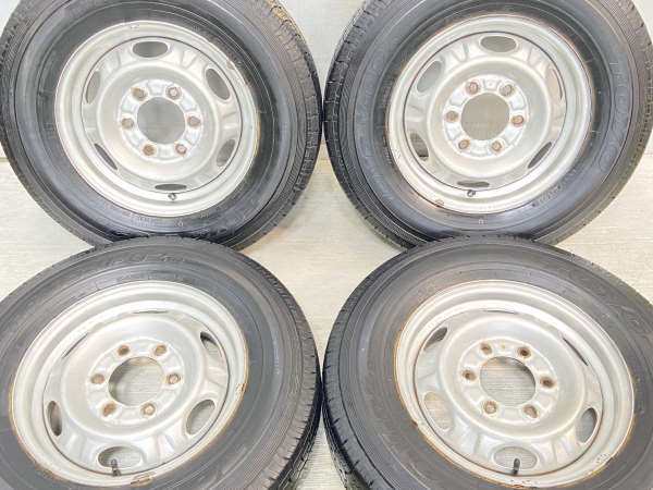 【中古】トーヨータイヤ V-02e 195/80R15 日産純正 15インチ 139.7-6穴 4本 中古タイヤ・サマータイヤ