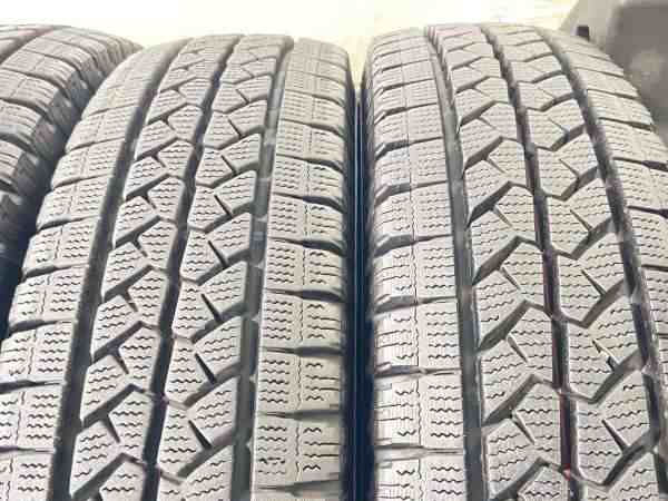 【中古】ブリヂストン ブリザック VL1 155/80R14 88/86 LT 4本セット スタッドレスタイヤ