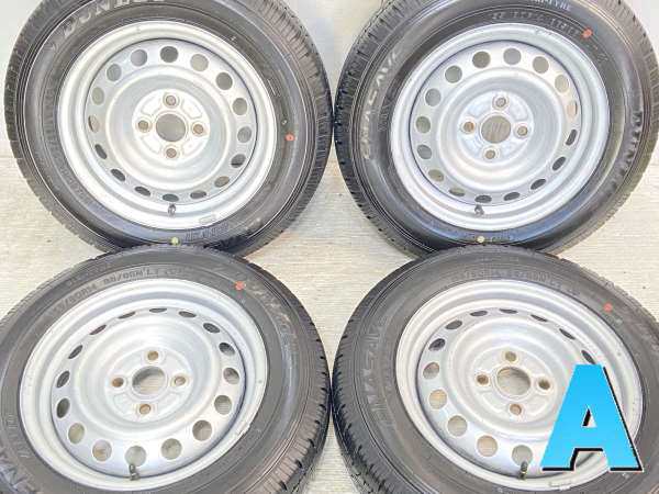 【中古】ダンロップ エナセーブ VAN01 155/80R14 　 AL 14インチ 100-4穴 4本 中古タイヤ・サマータイヤ