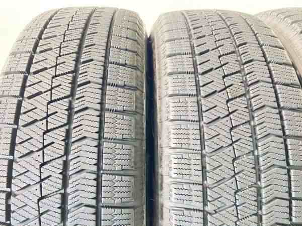 【中古】ブリヂストン ブリザック VRX2 185/60R15 　 JECT R6 15インチ 100/114.3-4穴 4本 中古タイヤ・スタッドレスタイヤ