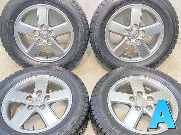 【中古】ダンロップ ウィンターマックス WM01 195/65R15 トヨタ純正 15インチ 114.3-5穴 4本 中古タイヤ・スタッドレスタイヤ