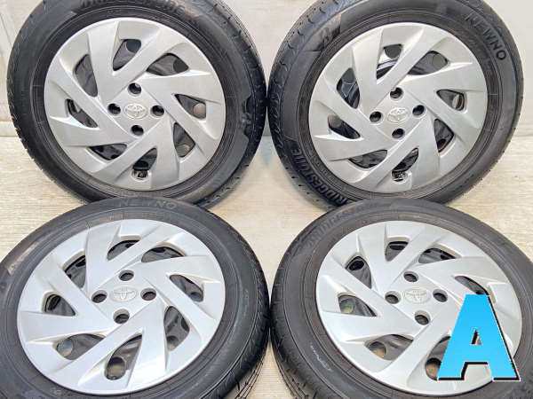 【中古】ブリヂストン NEWNO 175/65R15 トヨタ純正 WM 15インチ 100-4穴 4本 中古タイヤ・サマータイヤ