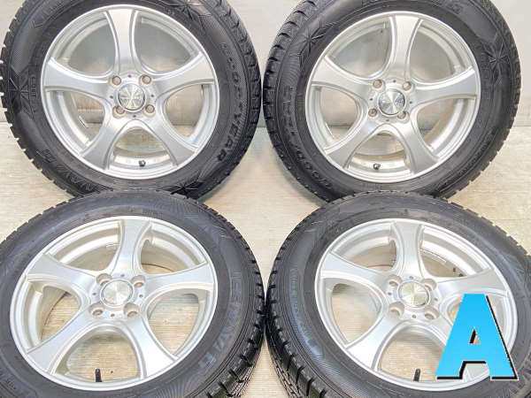 【中古】グッドイヤー アイスナビ 6 185/65R15 　 VIOLENTO 15インチ 100-4穴 4本 中古タイヤ・スタッドレスタイヤ