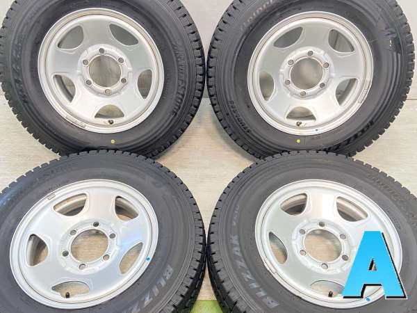 【中古】ブリヂストン ブリザック VL10 195/80R15 　 TOPY S54A 15インチ 139.7-6穴 4本 中古タイヤ・スタッドレスタイヤ