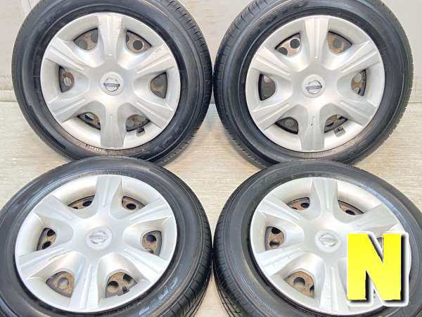 【中古】トーヨータイヤ SD-7 185/65R15 日産純正 15インチ 100-4穴 4本 中古タイヤ・サマータイヤ