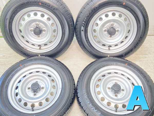 【中古】ダンロップ エナセーブ VAN01 155/80R14 トヨタ純正 14インチ 100-4穴 4本 中古タイヤ・サマータイヤ