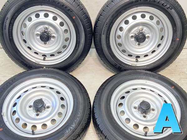 【中古】ダンロップ エナセーブ VAN01 155/80R14 トヨタ純正 AL 14インチ 100-4穴 4本 中古タイヤ・サマータイヤ