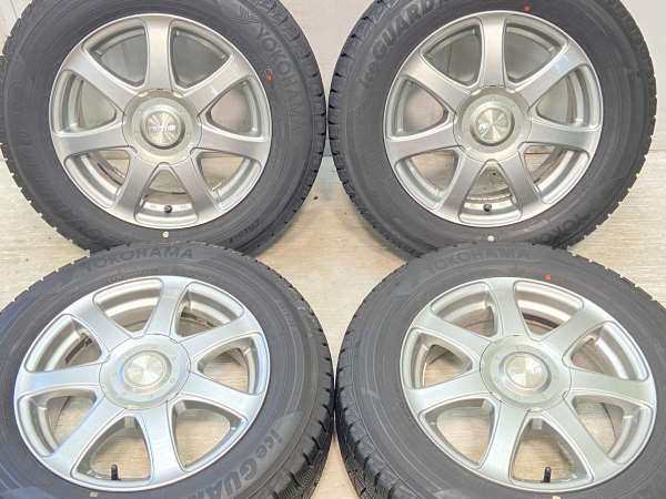 【中古】ヨコハマ アイスガード iG50 PLUS 195/65R15 ラブリオン 15インチ 100/114.3-5穴 4本 中古タイヤ・スタッドレスタイヤ