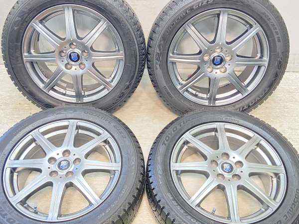 【中古】トーヨータイヤ オブザーブGIZ2 205/55R16 　 ラファール 16インチ 100-5穴 4本 中古タイヤ・スタッドレスタイヤ