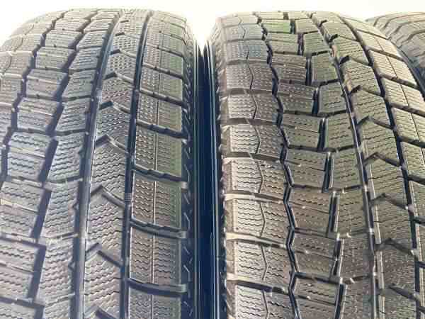 【中古】DUNLOP ウィンターマックス WM02 195/65R15 TOPY V11 15インチ 100/114.3-5穴 4本 中古タイヤ・スタッドレスタイヤ