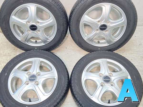 【中古】ダンロップ エナセーブ EC204 155/65R13 　 BALMINUM 13インチ 100-4穴 4本 中古タイヤ・サマータイヤ