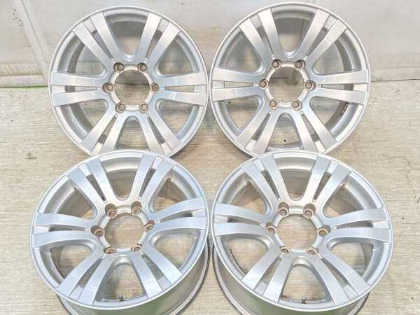 【中古】　 17x7.5 28 139.7-6穴 4本 中古ホイール・中古アルミホイール