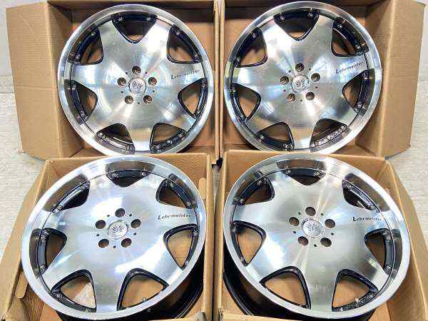 【中古】　 レアマイスター 20x8.5 35 114.3-5穴 4本 中古ホイール・中古アルミホイールの通販は
