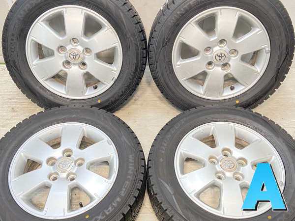 【中古】ダンロップ ウィンターマックス WM02 195/65R15 トヨタ純正 15インチ 114.3-5穴 4本 中古タイヤ・スタッドレスタイヤ