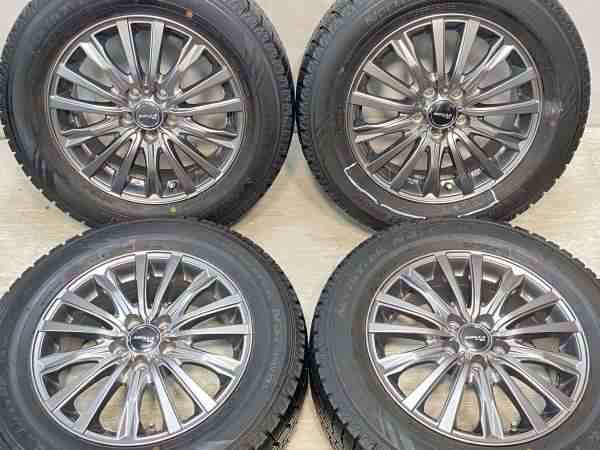 【中古】オートバックス ノーストレック N3i 195/65R15 SIBILLA NEXT W5 15インチ 100-5穴 4本 中古タイヤ・スタッドレスタイヤ